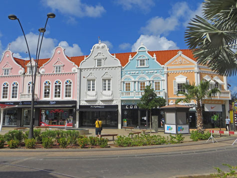 Architecture in Oranjestad Aruba